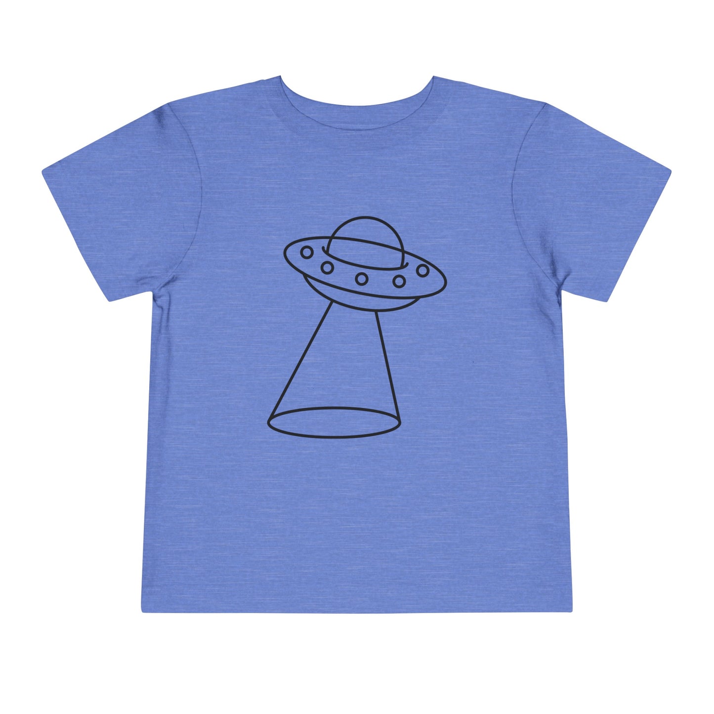 UFO with a Beam of Light Print Kids T-Shirt