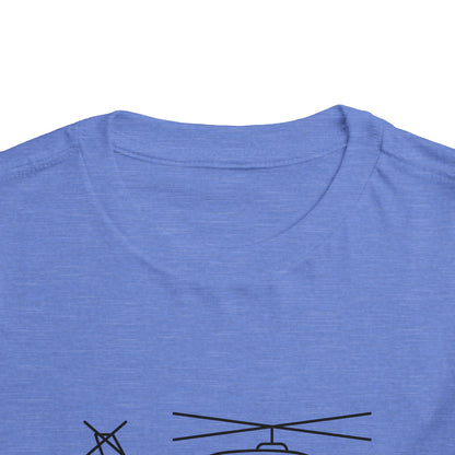 Flying Helicopter Print Kids T-Shirt