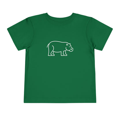 Hippo Print Toddlers T-Shirt