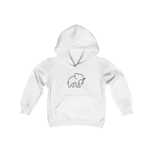 Standing Elephant Kids Hoodie