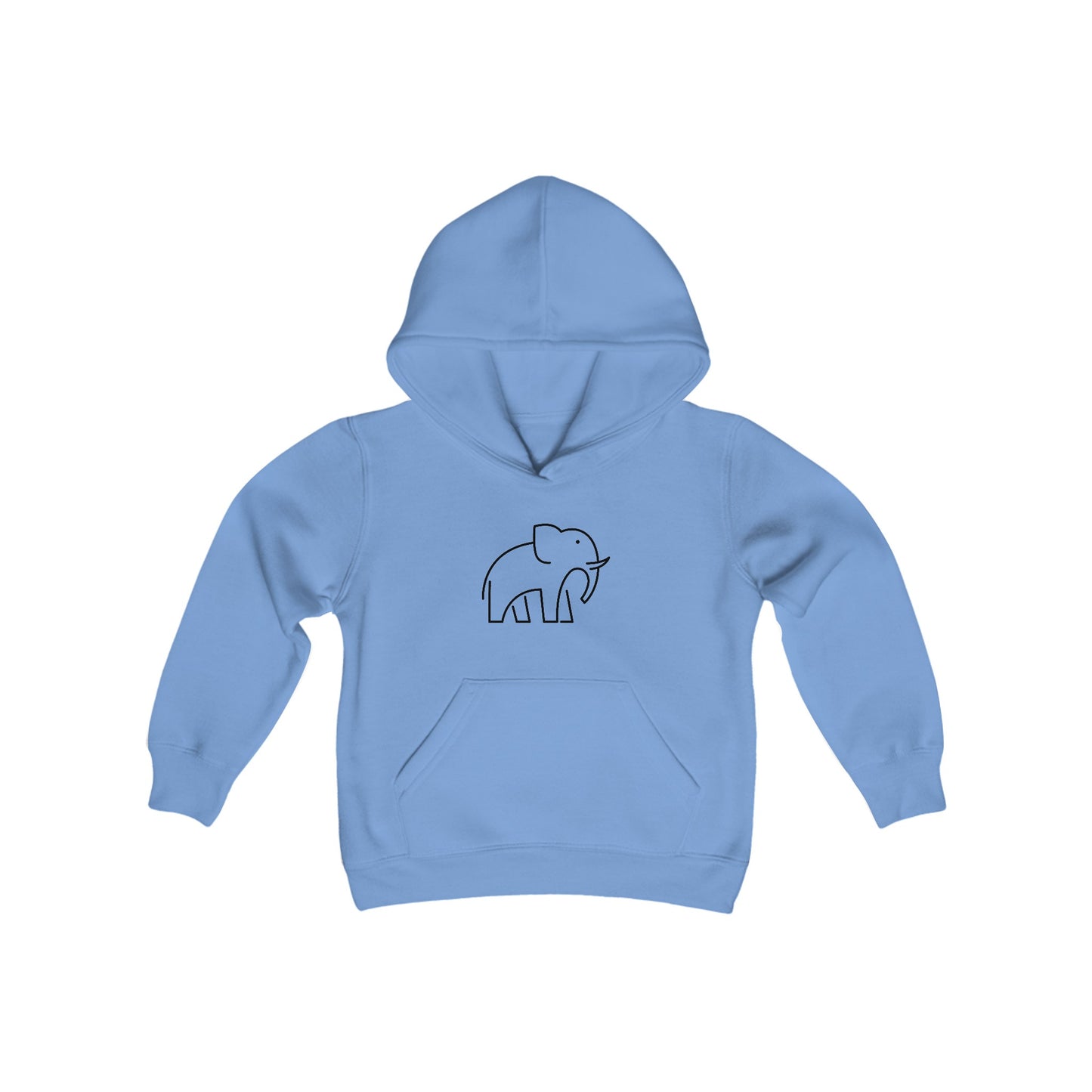 Standing Elephant Kids Hoodie