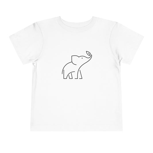 Elephant Print Toddlers T-Shirt