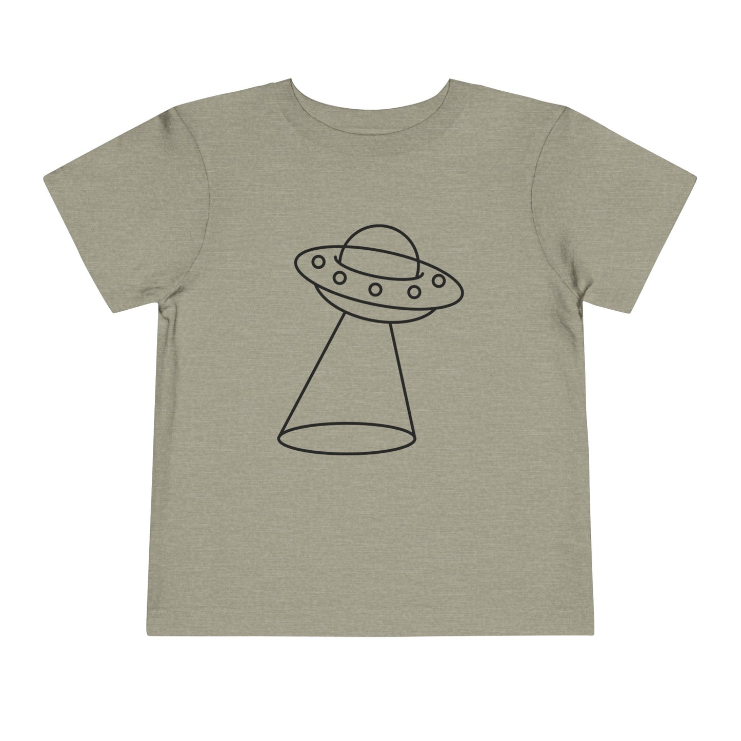 UFO with a Beam of Light Print Kids T-Shirt