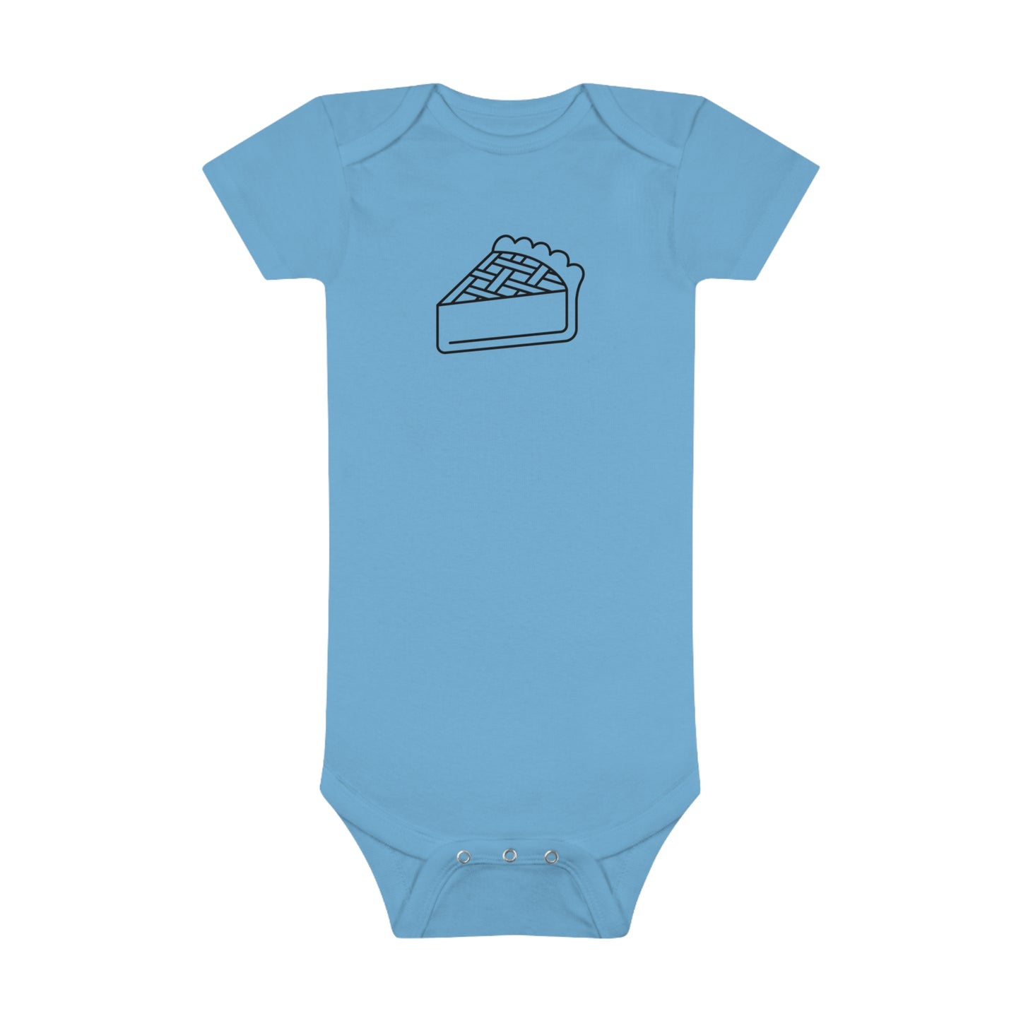 Delicious Pie Slice Print Baby Onesies