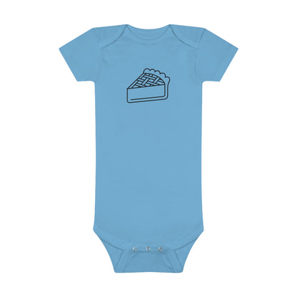 Delicious Pie Slice Print Baby Onesies