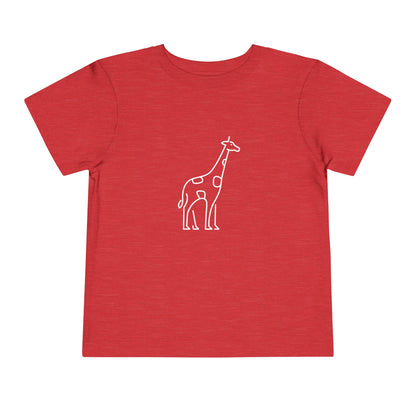 Giraffe Print Toddlers T-Shirt