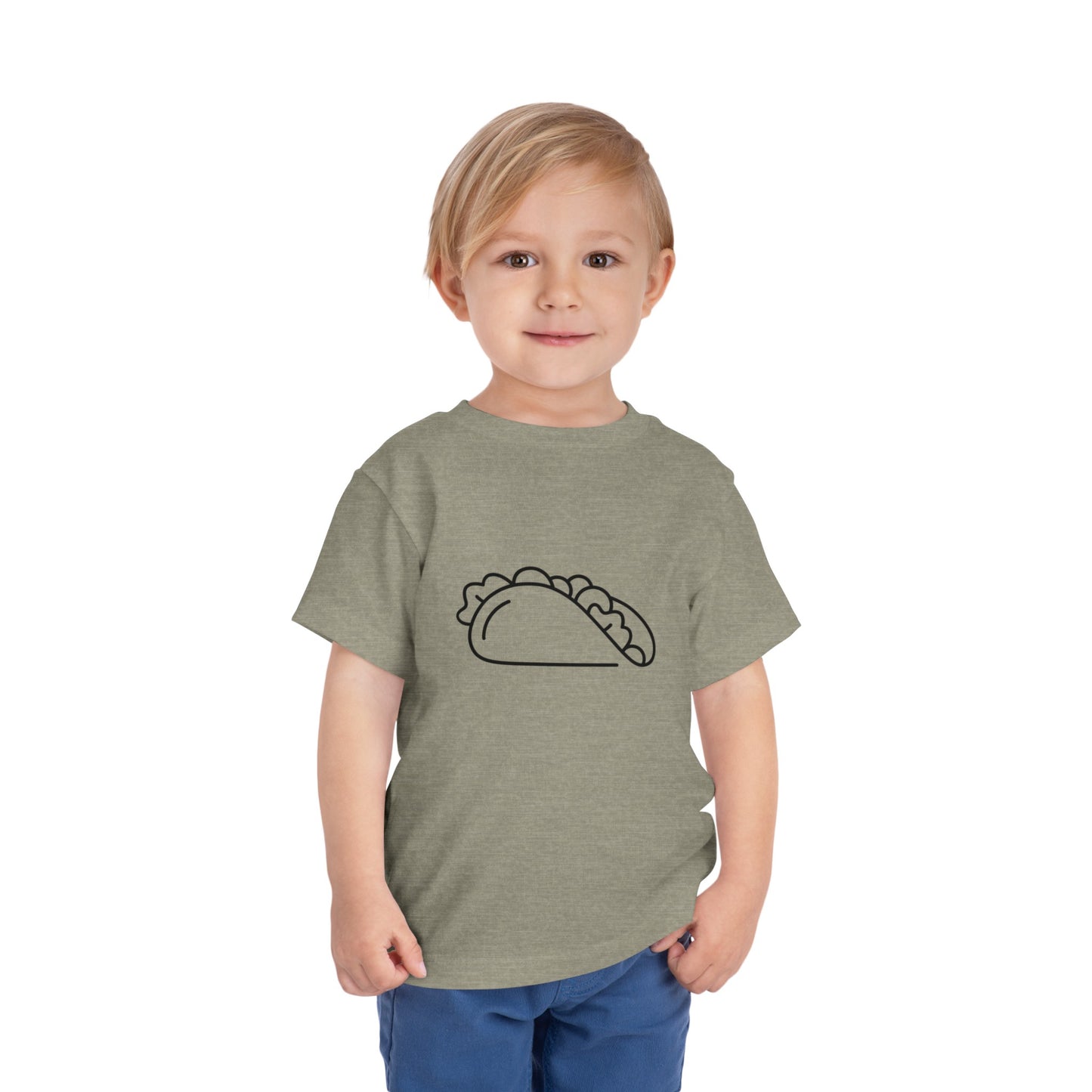 Crunchy Taco Print Toddlers T-Shirt