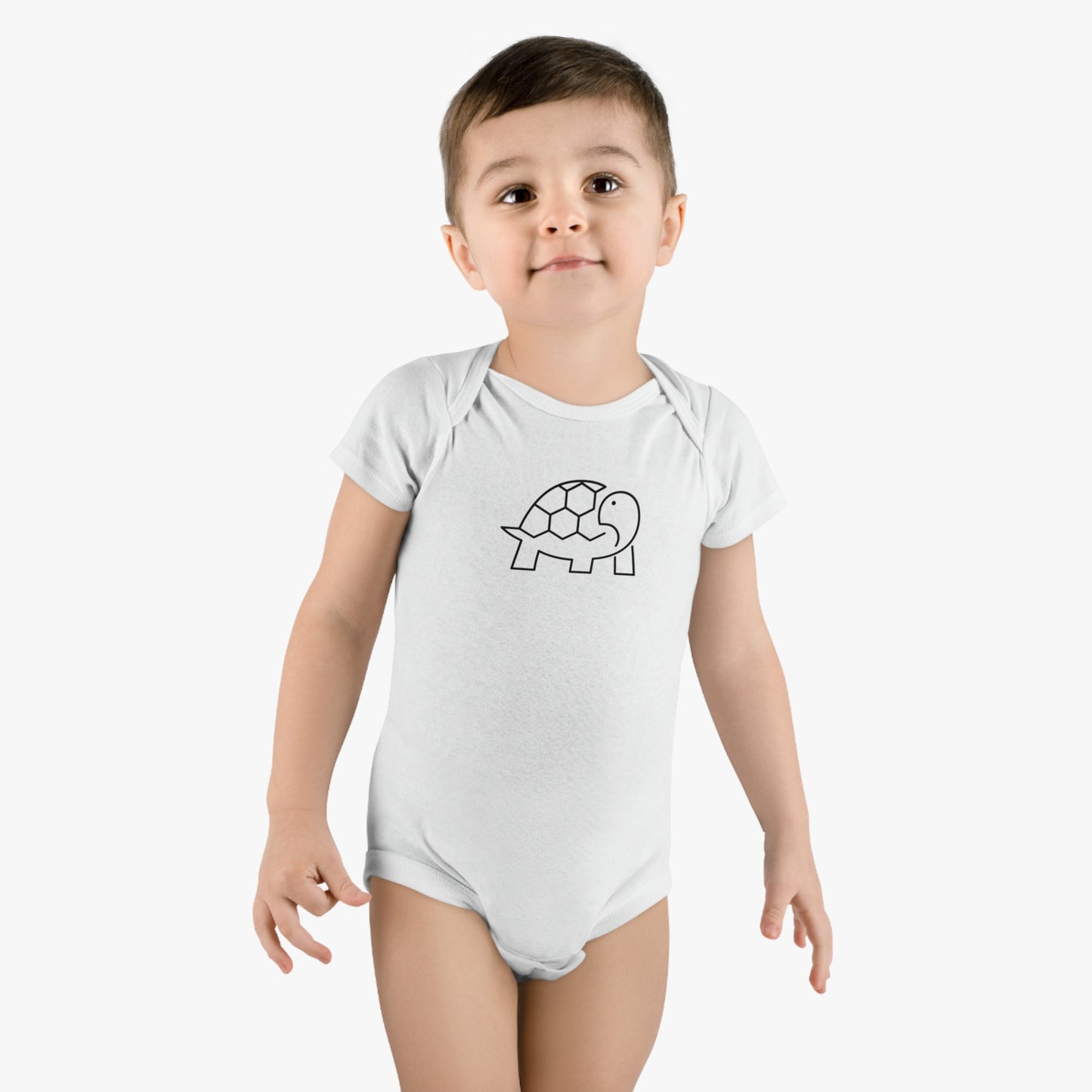 Tortoise Print Baby Onesies