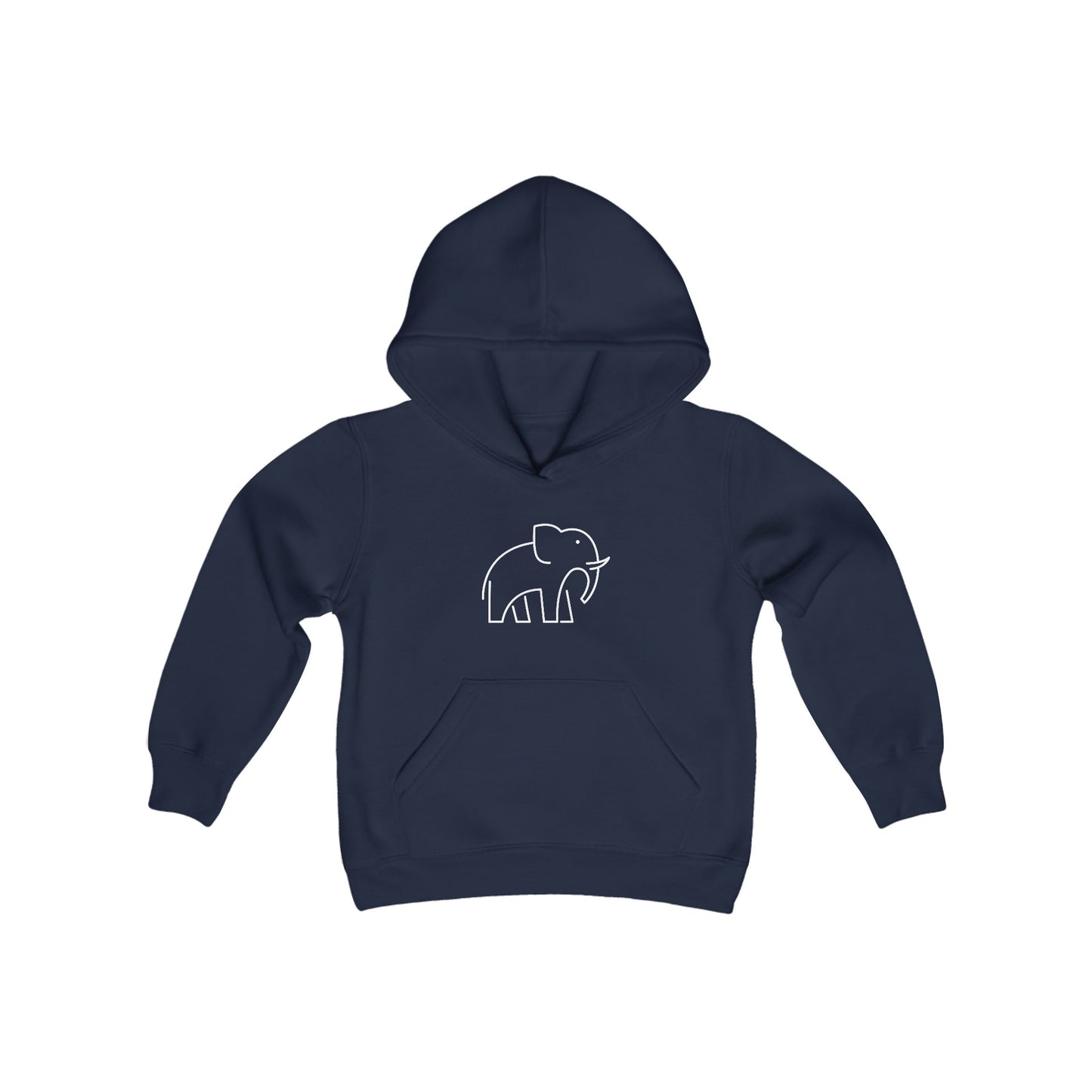 Standing Elephant Kids Hoodie