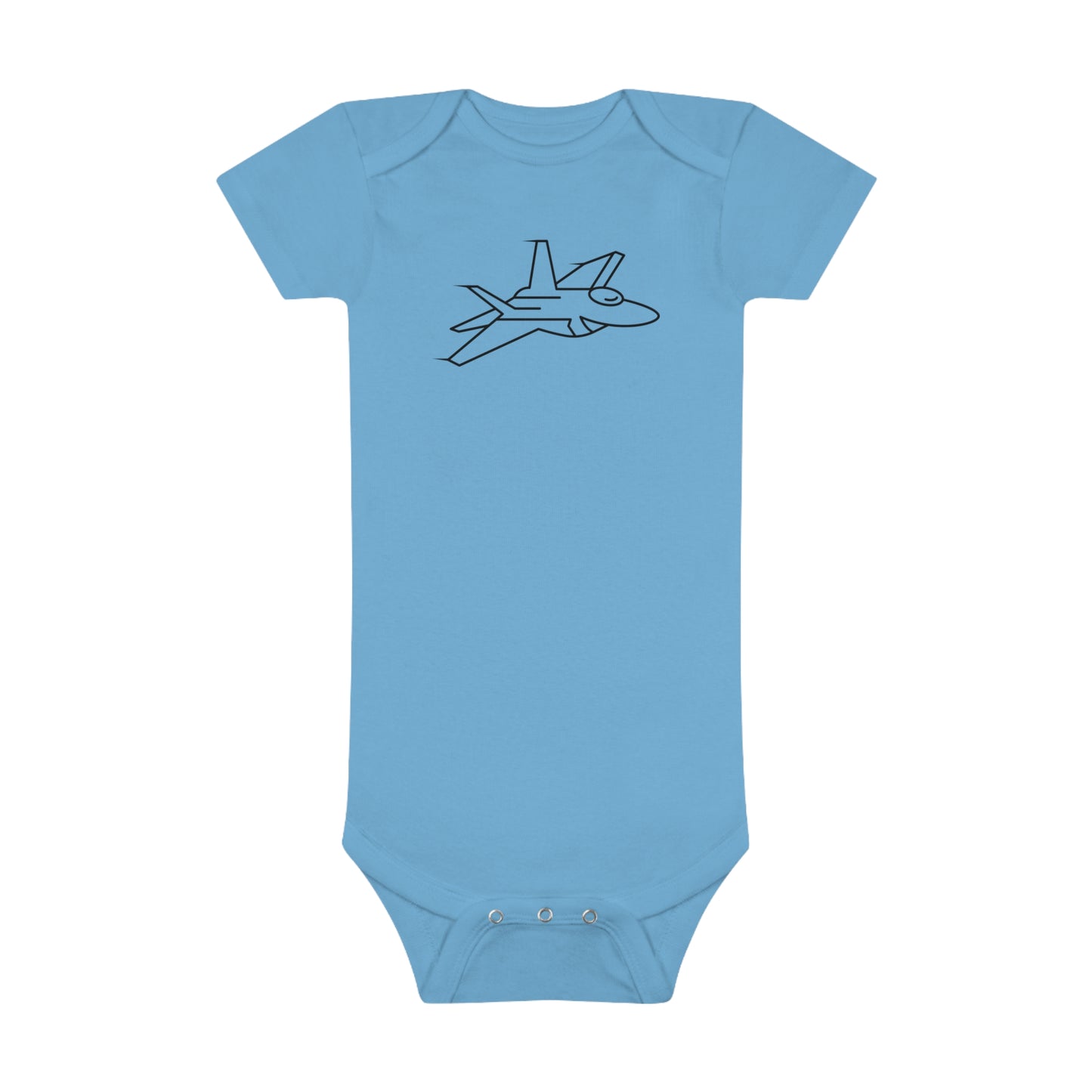 Fast Jet Print Baby Onesies