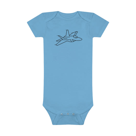 Fast Jet Print Baby Onesies