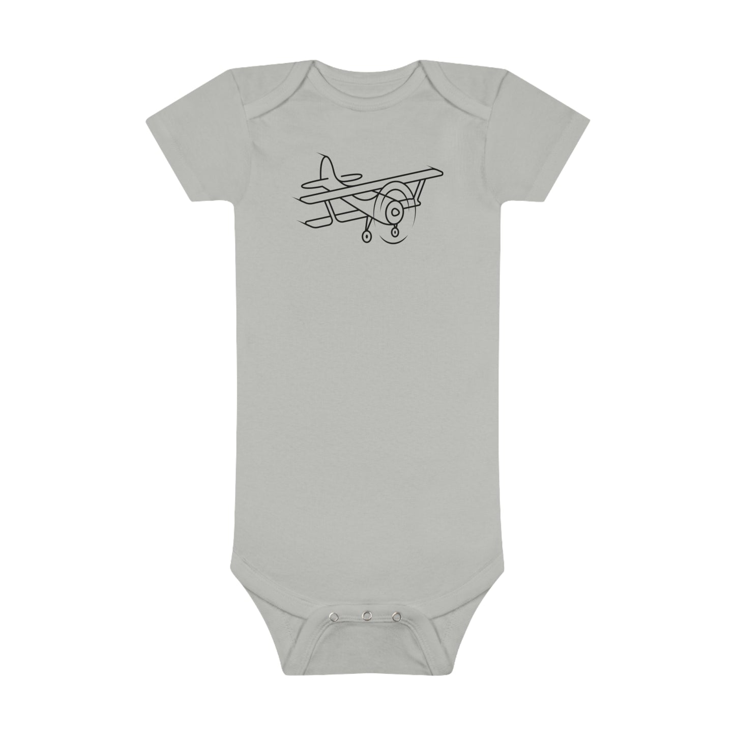 Little Airplane Print Baby Onesies