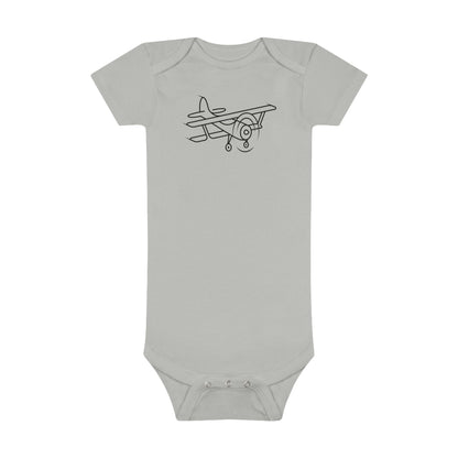 Little Airplane Print Baby Onesies