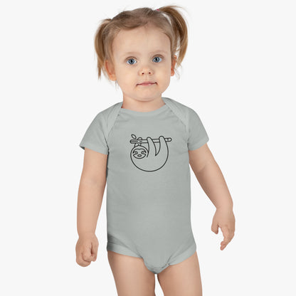 Sloth Print Baby Onesies