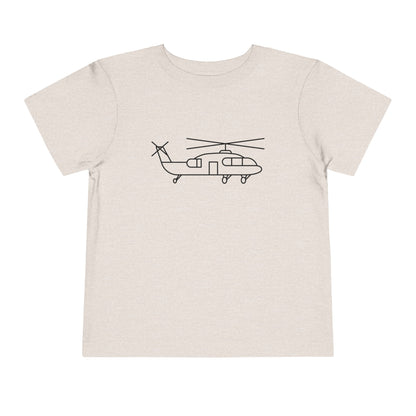 Flying Helicopter Print Kids T-Shirt