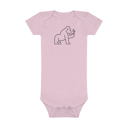 Gorilla Print Baby Onesies