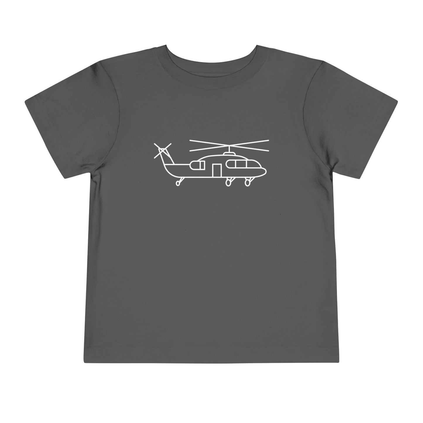 Flying Helicopter Print Kids T-Shirt