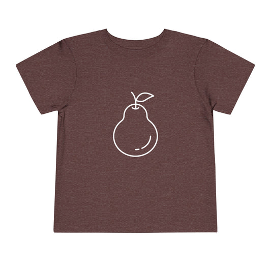 Pear Print Toddlers T-Shirt