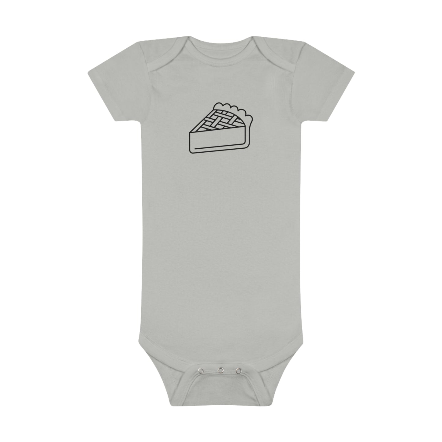 Delicious Pie Slice Print Baby Onesies