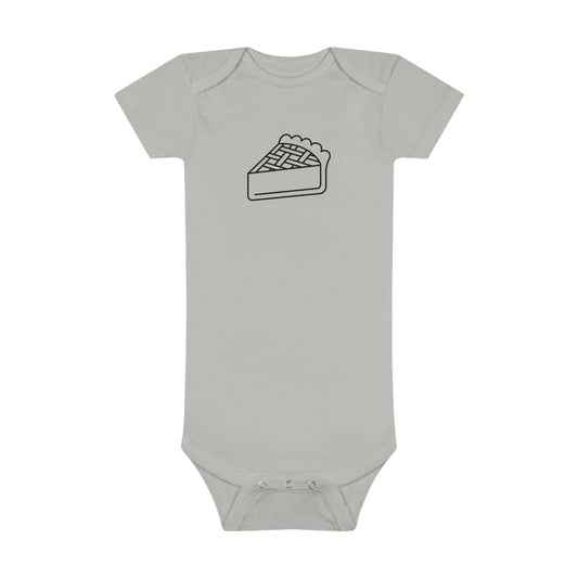 Delicious Pie Slice Print Baby Onesies