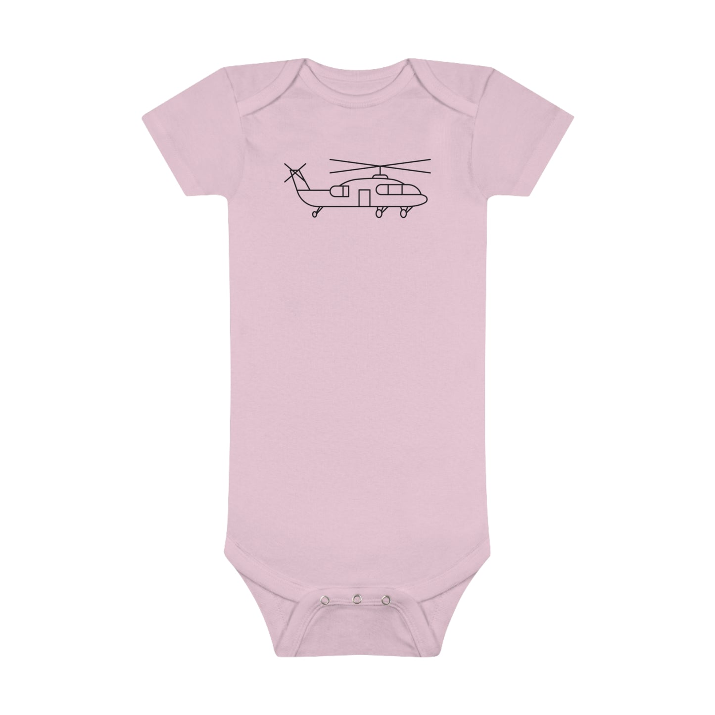 Flying Helicopter Print Baby Onesies