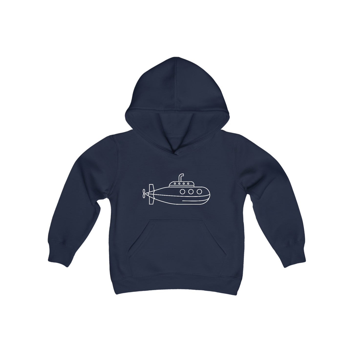 Submarine Print Kids Hoodie