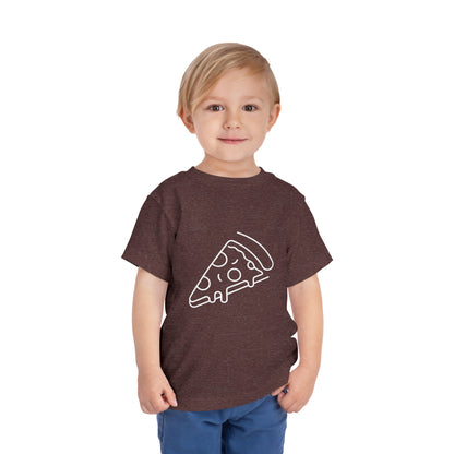 Cheesy Pizza Print Toddlers T-Shirt