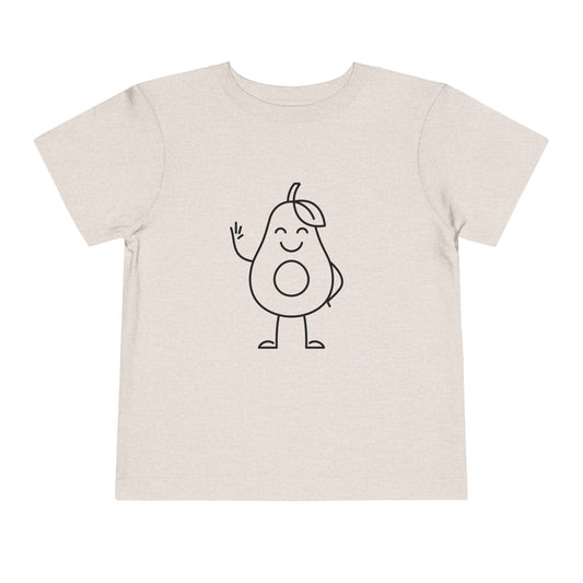 Happy Avocado Print Toddlers T-Shirt