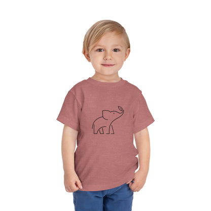 Elephant Print Toddlers T-Shirt