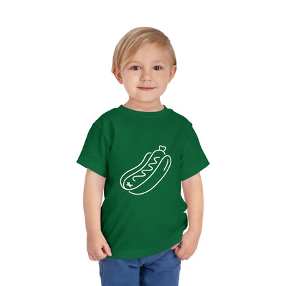 Tasty Hot Dog Print Toddlers T-Shirt