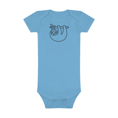 Sloth Print Baby Onesies