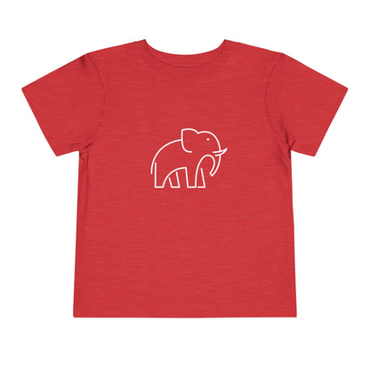 Standing Elephant Print Toddlers T-Shirt