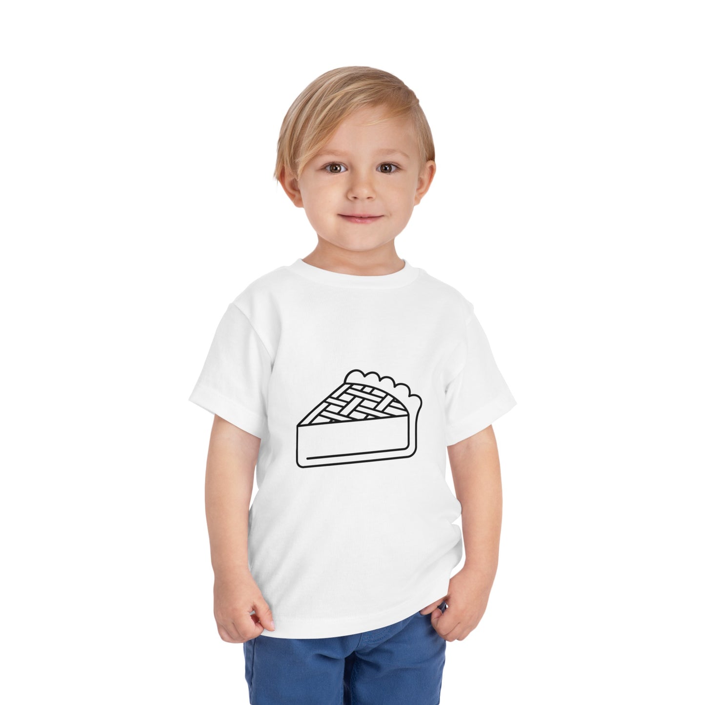 Slice of Pie Print Toddlers T-Shirt