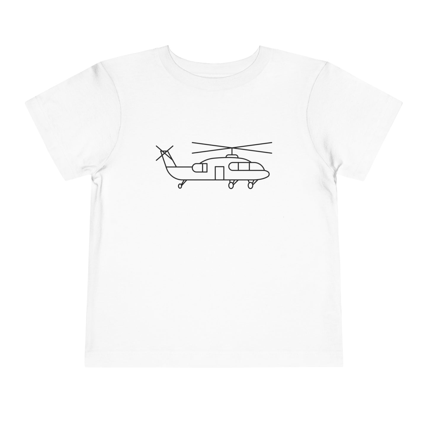 Flying Helicopter Print Kids T-Shirt