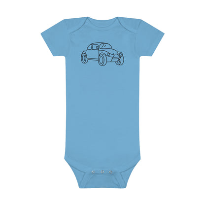 Baja Bug Print Baby Onesies