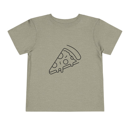 Cheesy Pizza Print Toddlers T-Shirt