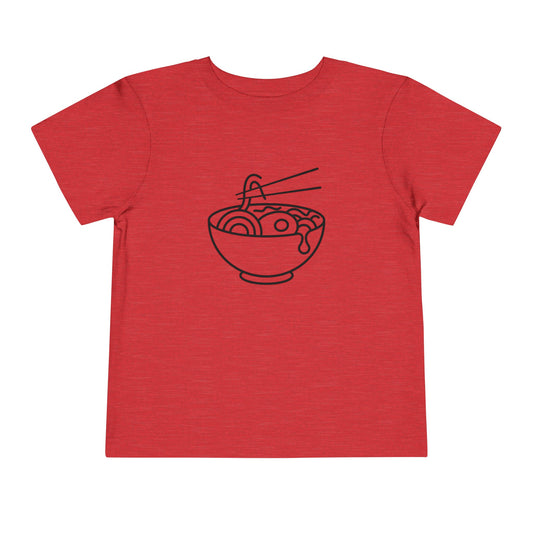 Ramen Noodles Print Toddlers T-Shirt