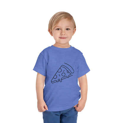 Cheesy Pizza Print Toddlers T-Shirt