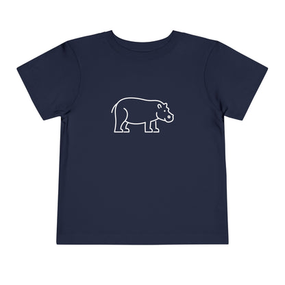 Hippo Print Toddlers T-Shirt