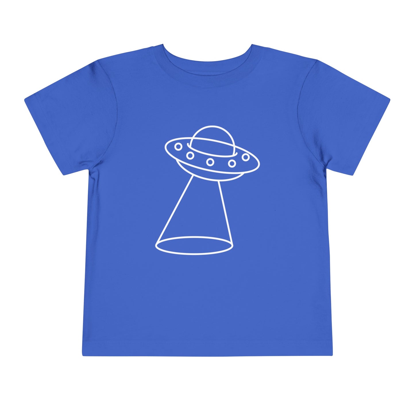 UFO with a Beam of Light Print Kids T-Shirt