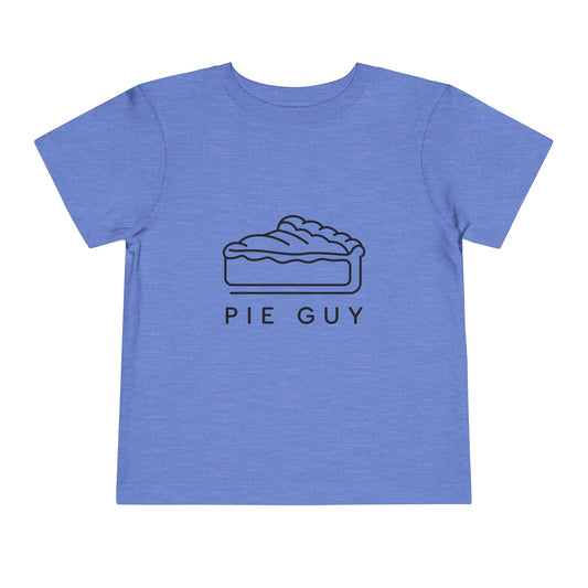 Pie Guy Print Toddlers T-Shirt