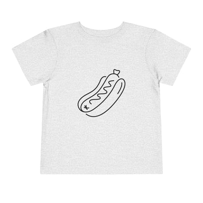 Tasty Hot Dog Print Toddlers T-Shirt