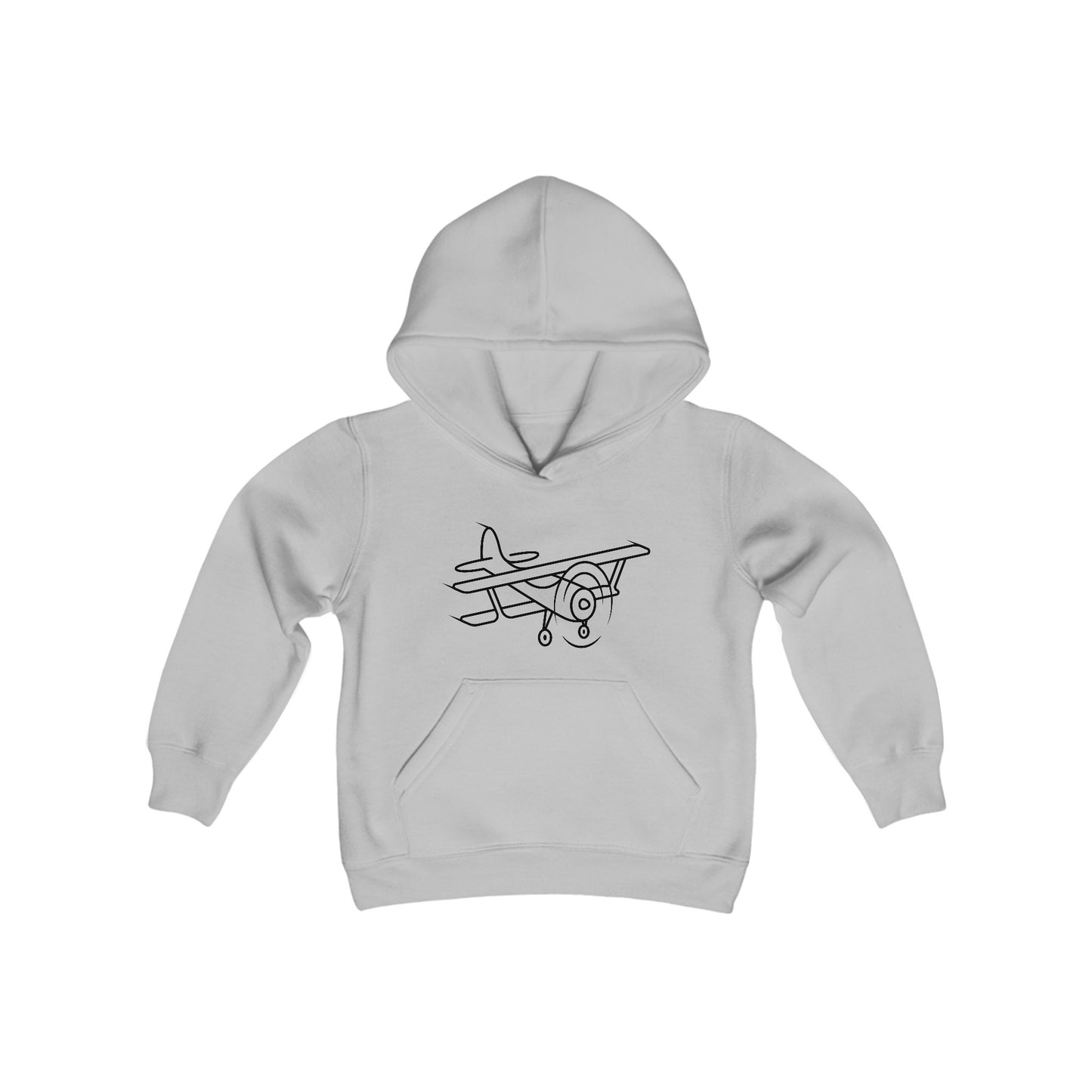 Little Airplane Print Kids Hoodie