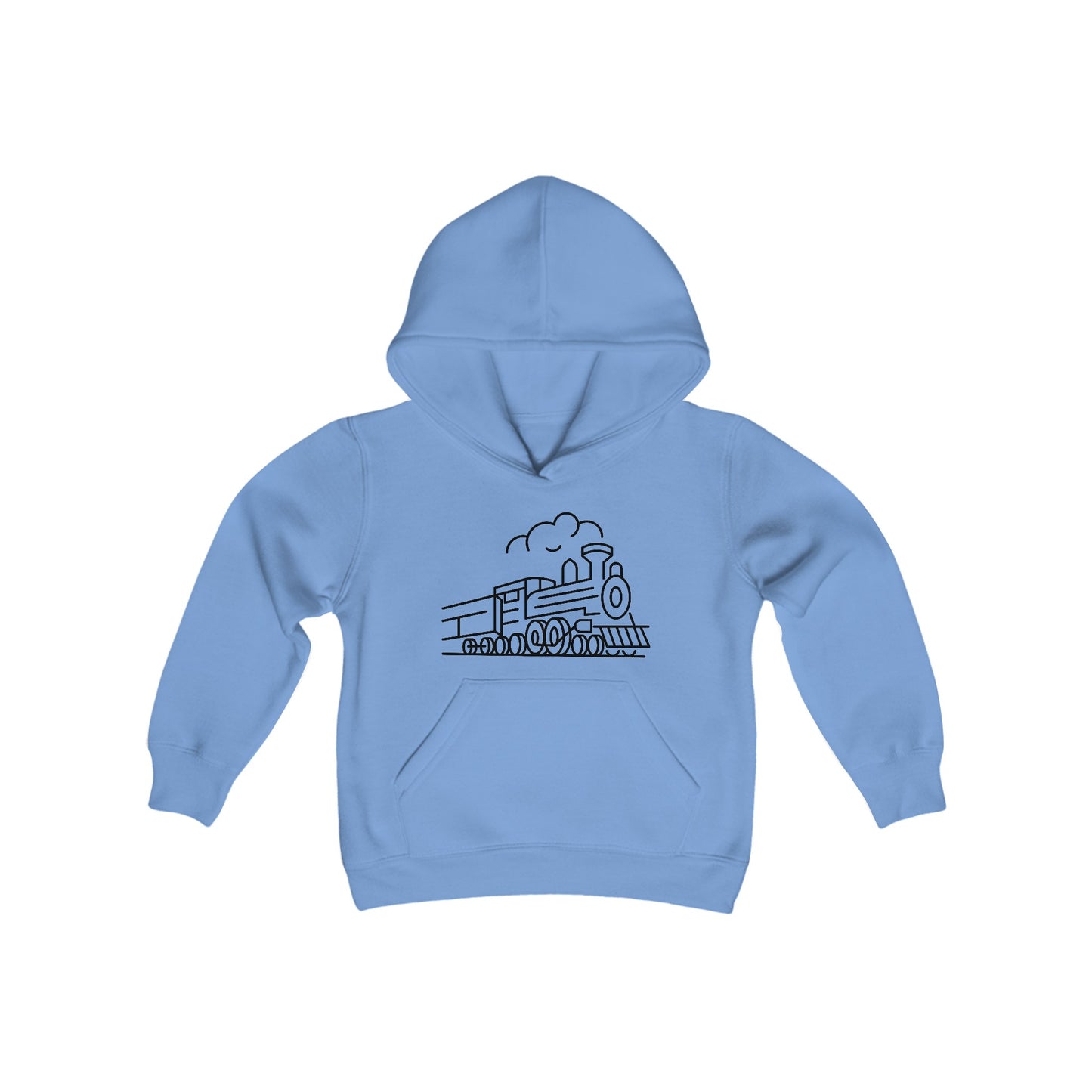 Choo-Choo Train Print Kids Hoodie