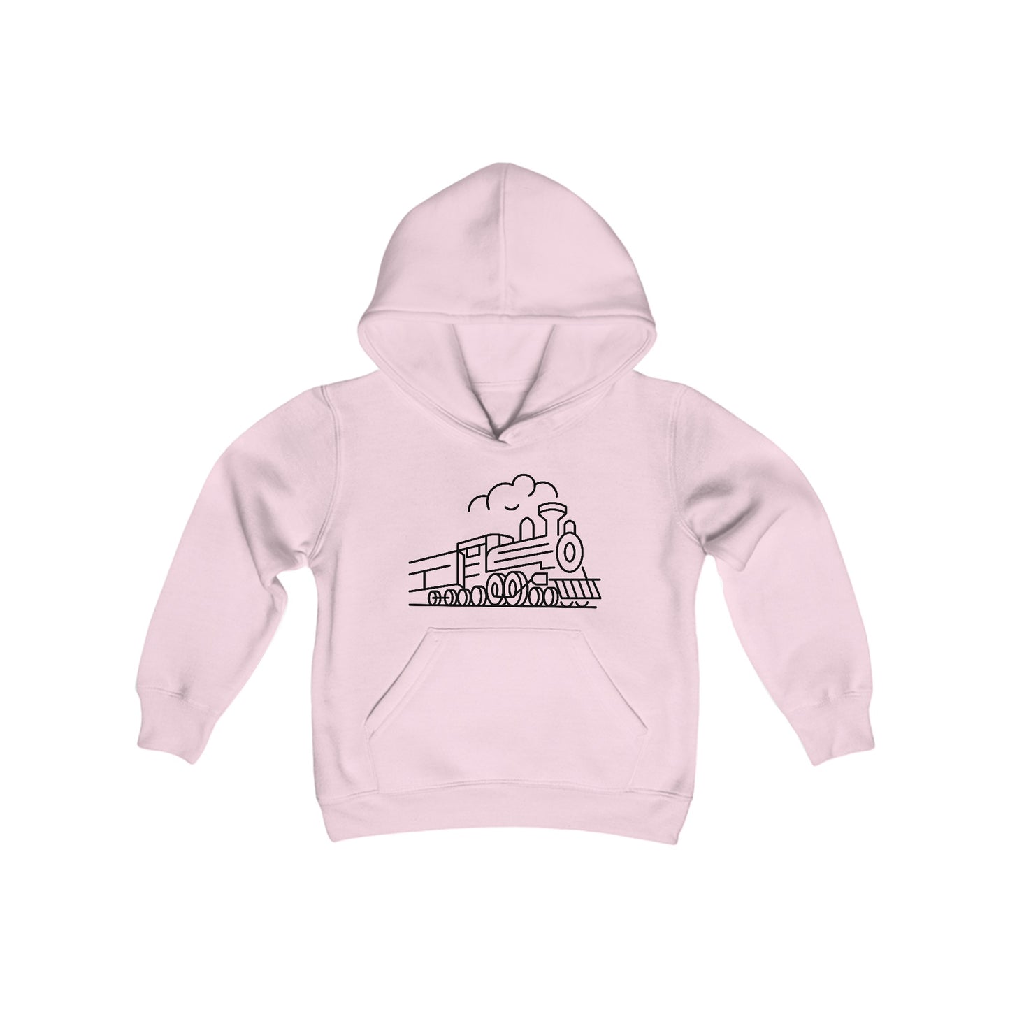 Choo-Choo Train Print Kids Hoodie