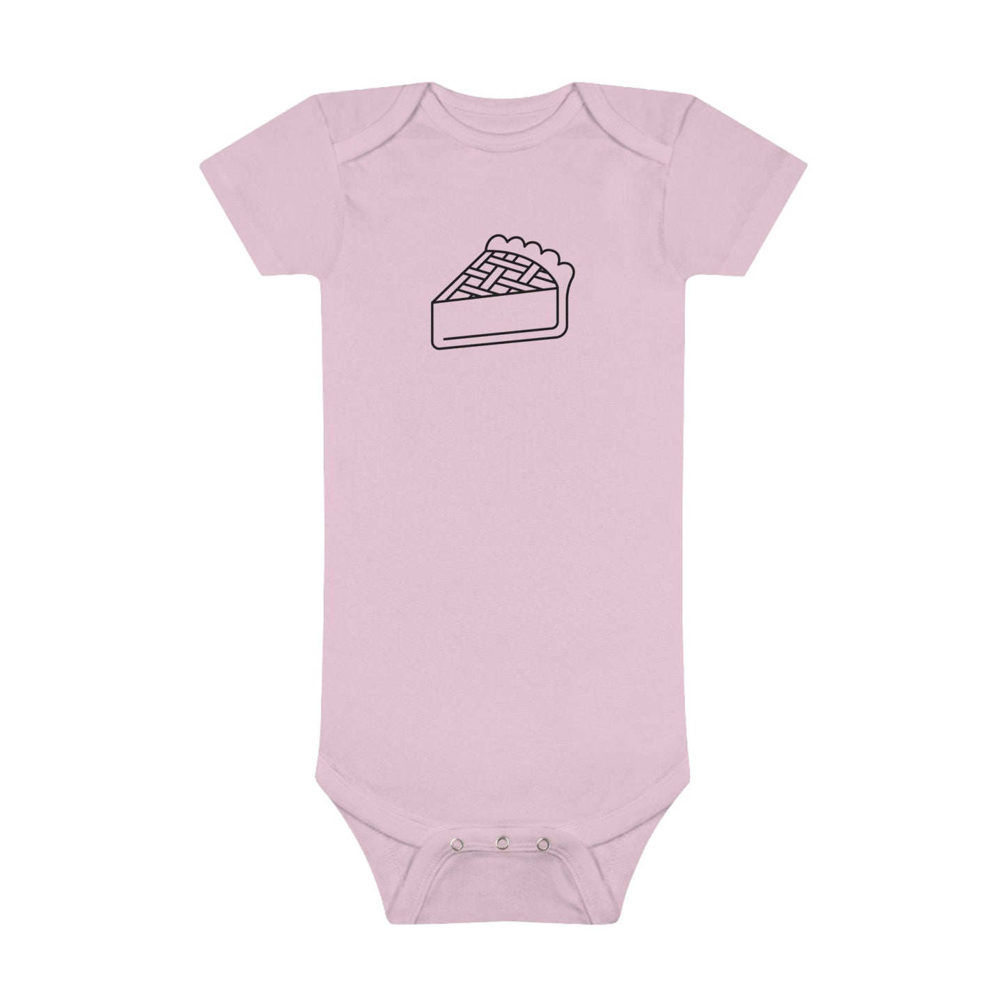 Delicious Pie Slice Print Baby Onesies