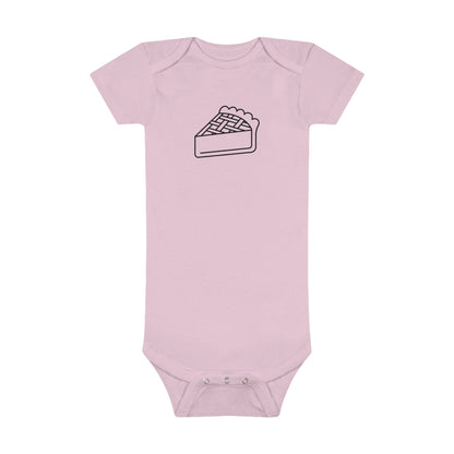 Delicious Pie Slice Print Baby Onesies