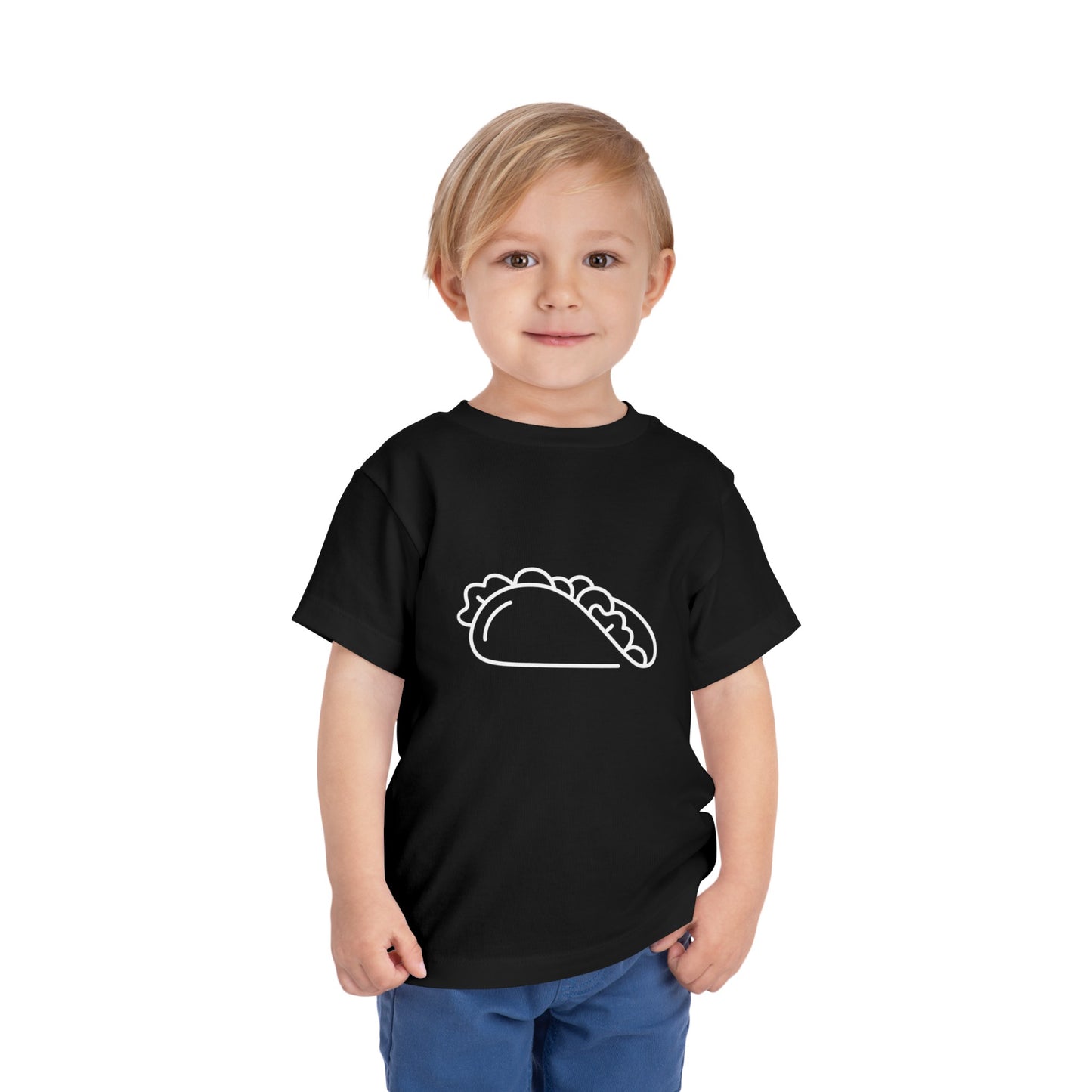 Crunchy Taco Print Toddlers T-Shirt