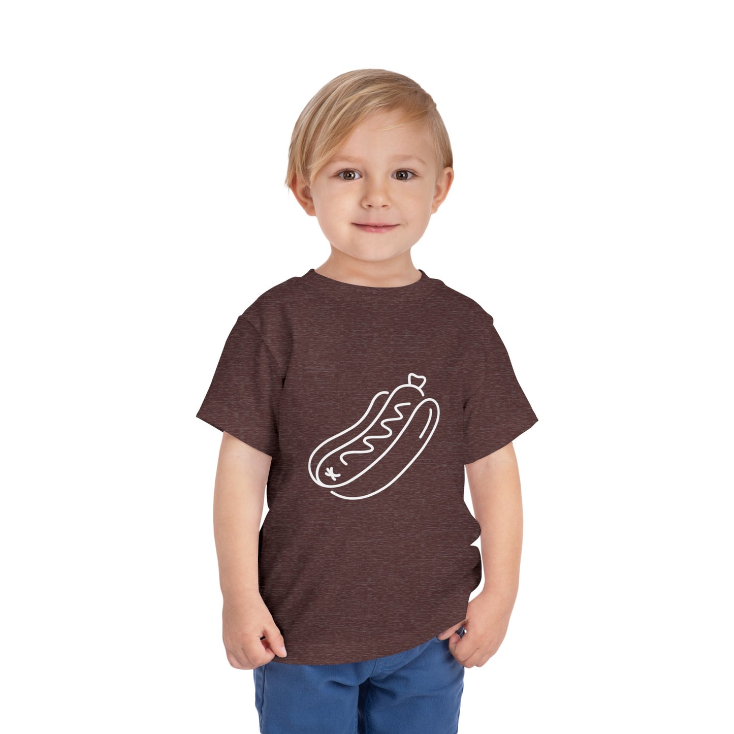 Tasty Hot Dog Print Toddlers T-Shirt