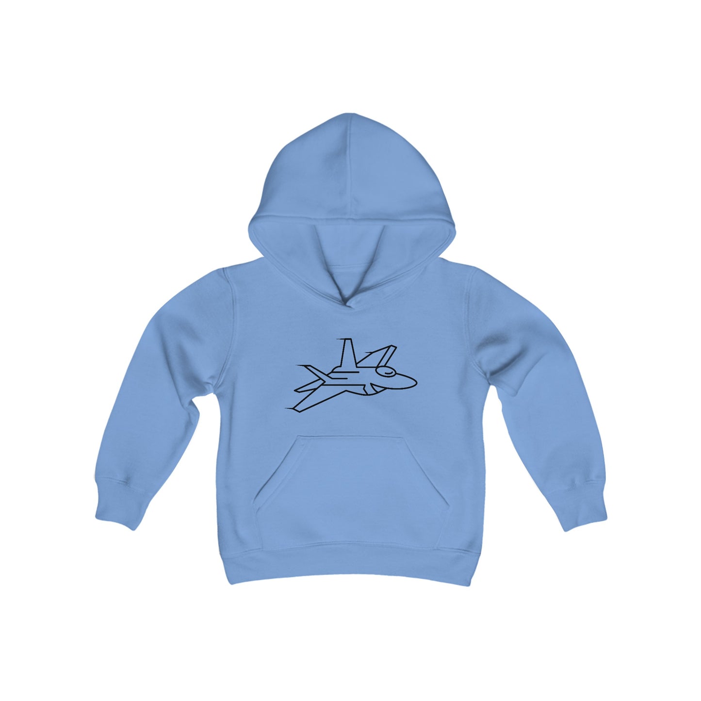 Fighter Jet Print Kids Hoodie